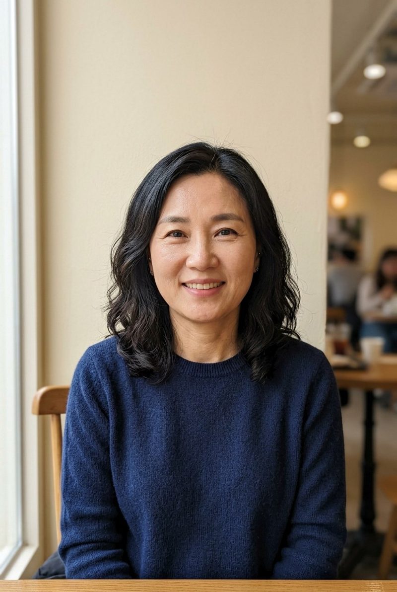 편안하게 쉬어가기 적용 전 원본 사진(가상 인물 견본)