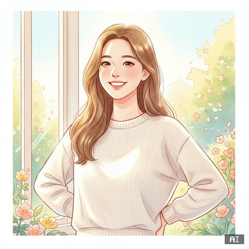 나는 소중해 스타일로 바꾼 AI 사진 예시