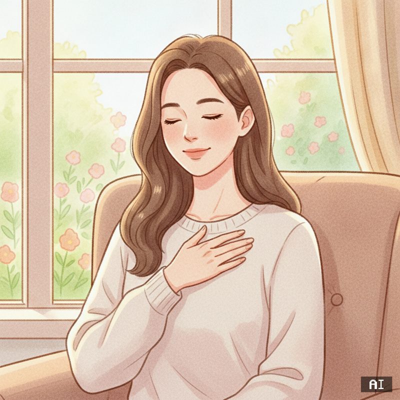 괜찮아, 그럴 수 있어 스타일로 바꾼 AI 사진 예시