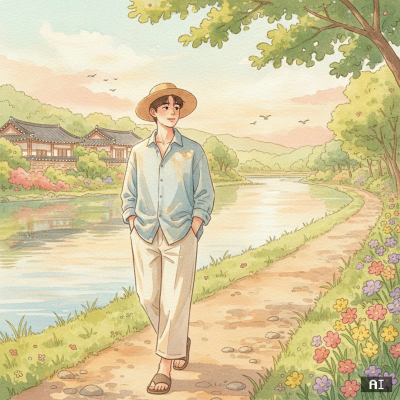 나만의 속도로 스타일로 바꾼 AI 사진 예시