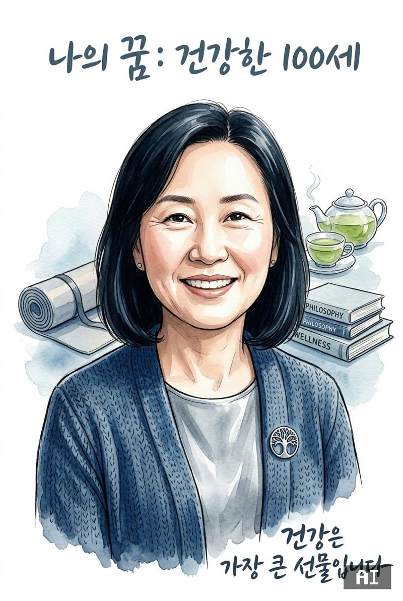 건강한 100세 스타일로 바꾼 AI 사진 예시