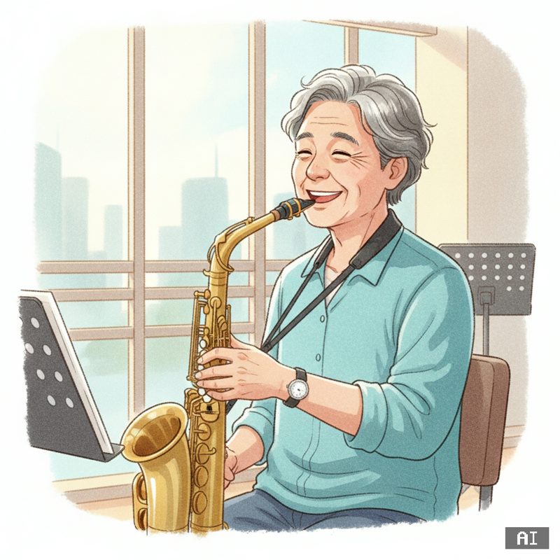 악기 배우는 즐거움 스타일로 바꾼 AI 사진 예시