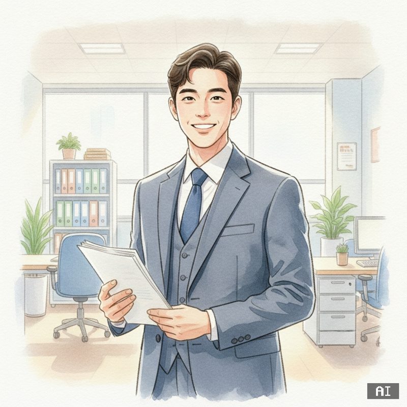 공무원 스타일로 바꾼 AI 사진 예시