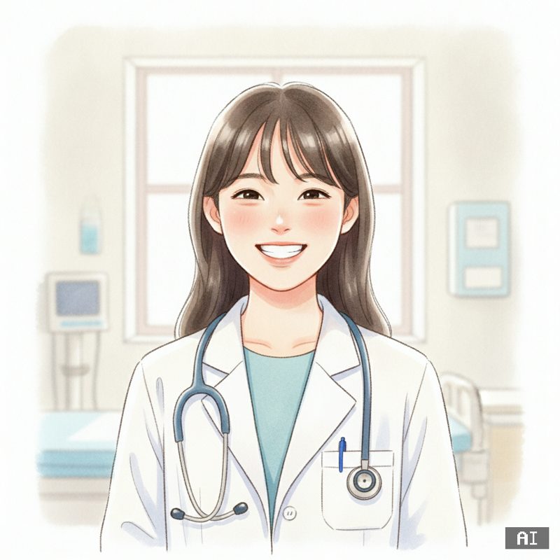의사 스타일로 바꾼 AI 사진 예시