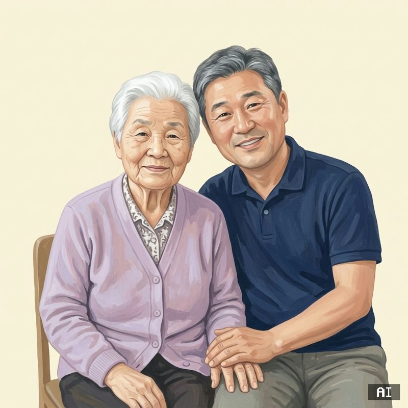깊이감 있는 수채화 스타일로 바꾼 AI 사진 예시