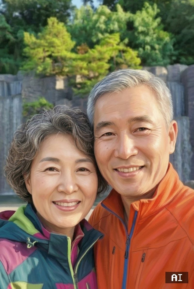 배경 파스텔 초상 스타일로 바꾼 AI 사진 예시