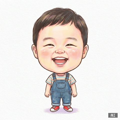 큰머리 전신 AI 사진 예시