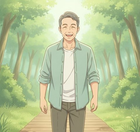 무장애 산책로 AI 사진 예시