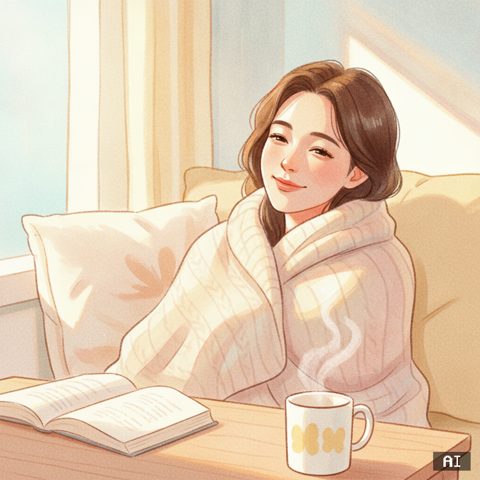 나를 아껴주기 AI 사진 예시