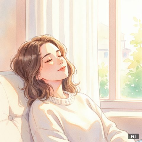 편안하게 쉬어가기 AI 사진 예시