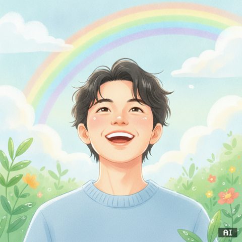 좋은 일이 올 거야 AI 사진 예시
