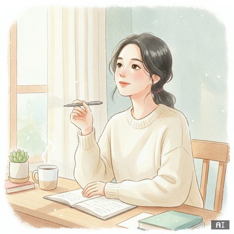 오늘의 내 마음 AI 사진 예시