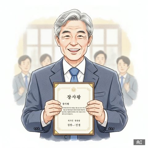 존경받는 어른 AI 사진 예시