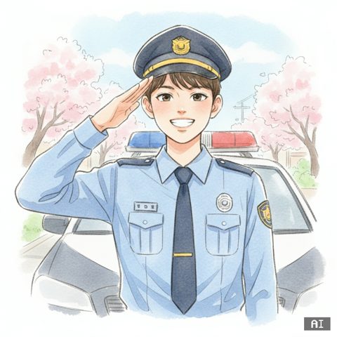 경찰관 AI 사진 예시