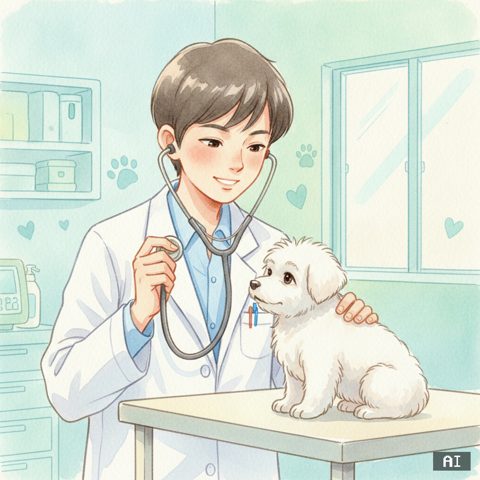 수의사 AI 사진 예시