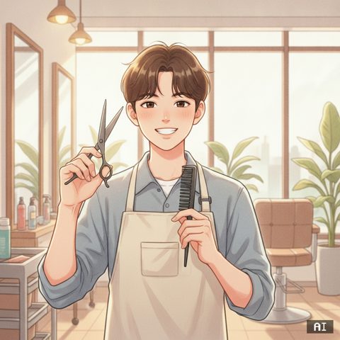 뷰티디자이너 AI 사진 예시